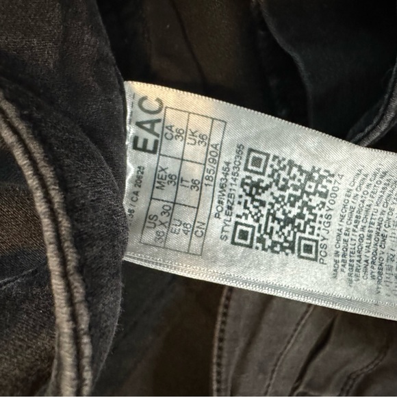 G by guess skinny jeans sz 36x30 - Picture 5 of 6